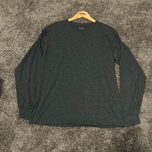 Gray Fruit of the Loom Long Sleeve T Shirt